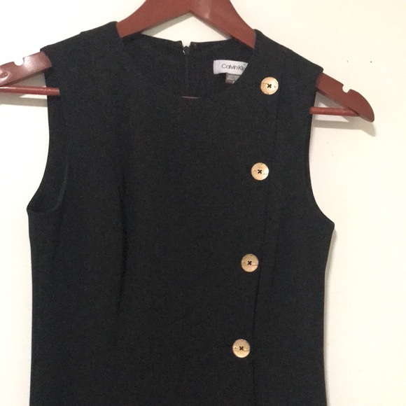 Calvin Klein black dress, size 2 - Picture 2 of 5